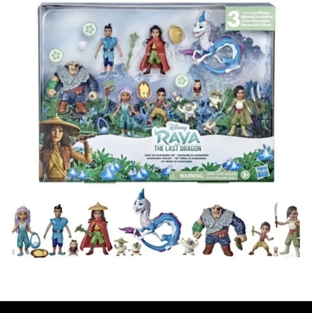 New - Disney Raya and the Last Dragon Land of Kumandra Set. - Picture 4 of 4
